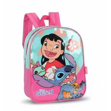 Imagem de Mochila Costas Stitch Pequena Creche Baby Aloha Escolar Luxcel