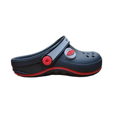 Imagem de Babuch Sandália Infantil Mormaii Com Tira No Calcanhar, Preto, Cinza, 