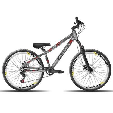 Imagem de Bike KOG Freeride 7V Aro Vzan Vmaxx 26 Disco Tipo Viking X25 Grafite e