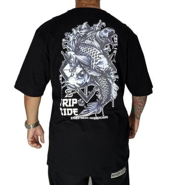 Imagem de Camiseta Trip Side Oversized Oriental Tattoo S233-Masculino