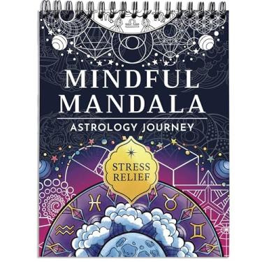 Imagem de RYVE Livro de colorir mandala para adultos – 50 designs exclusivos, encadernado em espiral, alívio do estresse e terapia de arte de mindfulness para relaxamento | Papel sem sangramento | Páginas