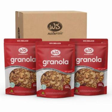 Imagem de Kit c/ 3pct Granola sem Gluten WS NATURAIS 350g