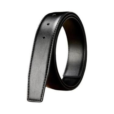 Imagem de Cinto Masculino De Couro Genuíno 2.4-3.8cm De Largura Couro Bovino Pre