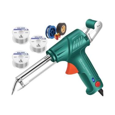 Imagem de Ferro De Solda Elétrico Portátil Multifuncional 60W 220V 110V Com Aque