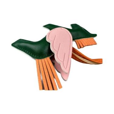 Imagem de Chaveiro De Pônei Alado Adorável Multicolorido Em Couro PU Com Borla P