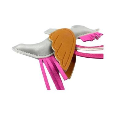 Imagem de Chaveiro De Pônei Alado Adorável Multicolorido Em Couro PU Com Borla P