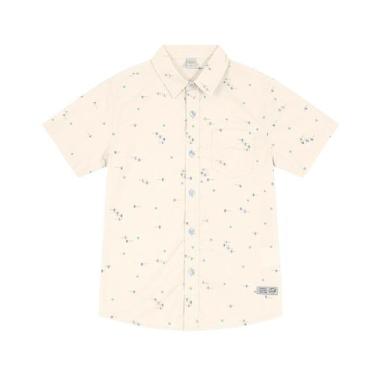Imagem de Camisa Infantil Masculina Estampada Trick Nick Bege, 14, Bege