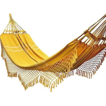 Imagem de Rede Grande De Dormir Para Casal King 4,70m Várias Cores Cor:amarelo