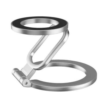 Imagem de Suporte Magnético De Anel Duplo Para iPhone 14 15 16 pro Max, Uso Em A