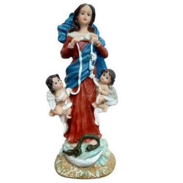 Imagem de Imagem de Nossa Senhora Desatadora dos Nós em Resina 20 cm Imagem Cató