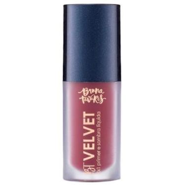 Imagem de Sombra Líquida e Primer 2x1 Bruna Tavares BT Velvet Tons Escuros Cherry-Feminino