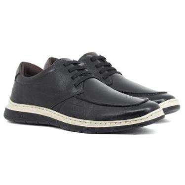 Imagem de Tênis Masculino Democrata Casual Easy Leave Couro Cadarço Elástico 245202-Masculino