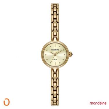 Imagem de Relógio Mondaine Feminino 32588LPMVDM1 Dourado Micro