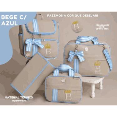 Imagem de Kit maternidade personalizado 4 peças  Coleção Pequenos Encantos - oem