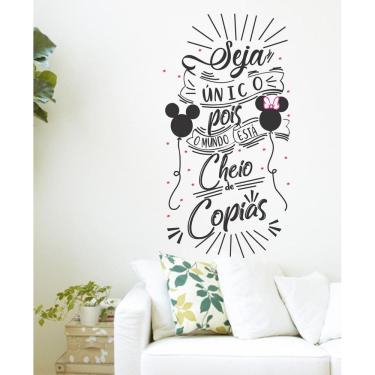 Imagem de Adesivo Decorativo De Parede Frase Seja Único Sala Cozinha