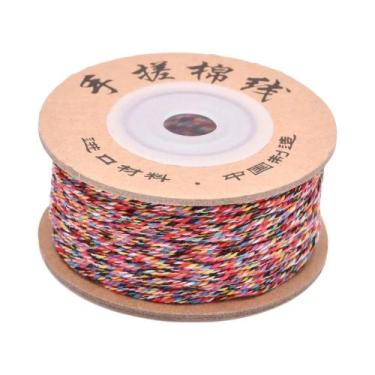 Imagem de Corda De Algodão Trançada De 3 Fios Para Macramê, Fio Para Miçangas, C