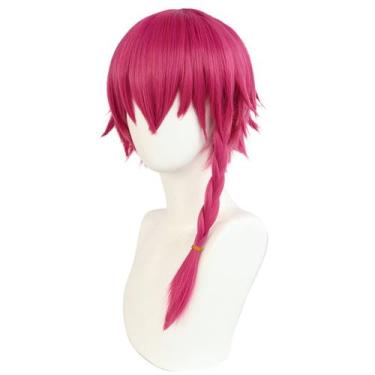 Imagem de Peruca de cosplay Blues Locks Ranzes Kuronas Cabelo Sintético 47cm - y