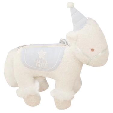 Imagem de Boneca de brinquedo de pelúcia Cream Horse de 10 cm para presente infantil