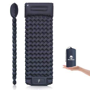 Imagem de Colchón Inflable WILDOMS para Camping, 10 cm de Grosor con Bomba