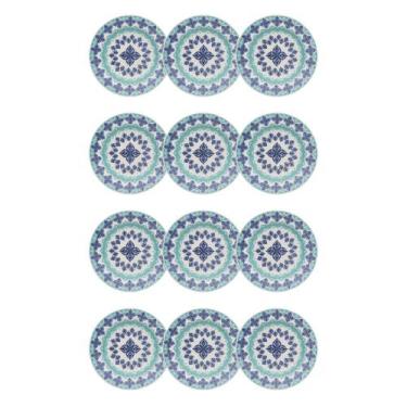 Imagem de Jogo 12 Pratos Fundos Biona Oxford Donna Lola 22cm