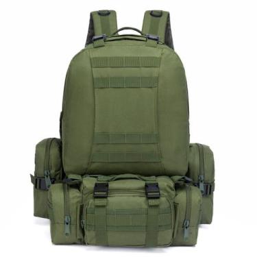 Imagem de Mochila Trilha Esportiva Bolsa Camping Resistente Reforçada Caminhada 