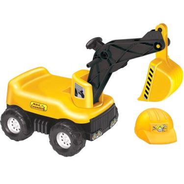 Imagem de Escavadeira Max Com Capacete - Tilin Brinquedos