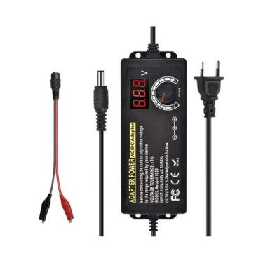 Imagem de Fonte De Alimentação Ajustável AC Para DC 3V-24V-3A Adaptador Universa