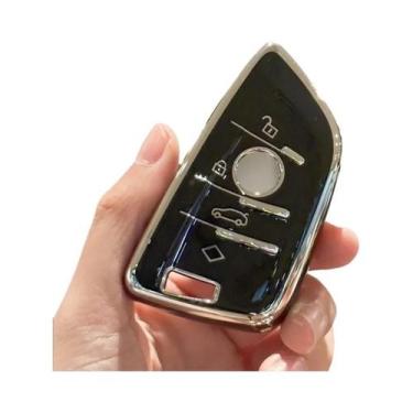 Imagem de Capa De Couro Para Chave De Carro BMW, Porta-Chaves Para X1 X2 X3 X4 X