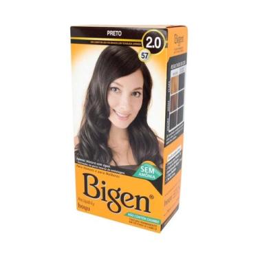 Imagem de Bigen Tintura Capilar em Pó à Base de Água Tinta de Cabelo kit 3un Cor