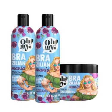 Imagem de Kit Amazon Secrets Brazilian Mania Completo Oh My (3 itens) - Haskell
