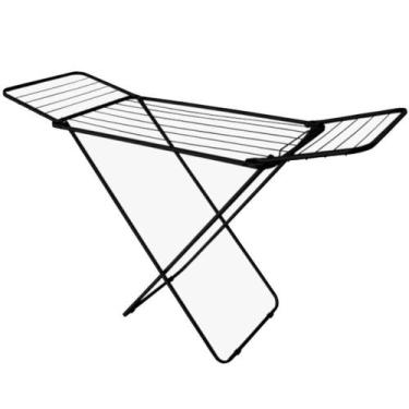 Imagem de Varal De Chão Com Abas 1,40 Metros Preto - 20090 - Maxeb Varal De Chão