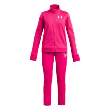 Imagem de Conjunto Agasalho Infantil Under Armour Knit, Roxo, 14
