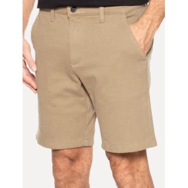 Imagem de Bermuda Aramis Masculina Chino Canvas Cáqui Tamanho:44, 44