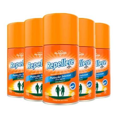 Imagem de Kit Repelente de Insetos Repellere Proteção Intensa Aerossol 150ml 5 U