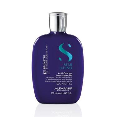 Imagem de Shampoo Alfaparf Semi di Lino Brunete Brown e Dark Anti Orange 250ml