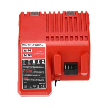 Imagem de Carregador De Bateria De Íons De Lítio Multivoltagem Milwaukee M18 De 