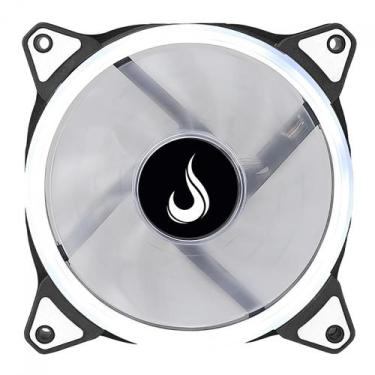 Imagem de Cooler Para Gabinete Rise Mode Galaxy, 120mm, LED Branco, RM-FN-01-BW