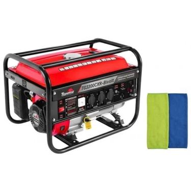 Imagem de Gerador Gasolina 3,1kva Bivolt Tg3200cxr Com Panos Microfibra 2 Peças 42336002 Toyama Tramontina