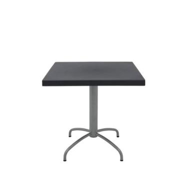 Imagem de Mesa Geo Tramontina Gama Quadrada Summa Grafite Perna Em Aço
