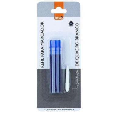 Imagem de Refil de Tinta Para Marcador de Quadro Branco Prime + Ponta Extra Seca