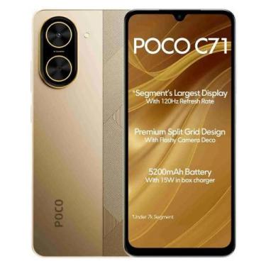 Imagem de C71 4G 128GB 4GB RAM Dual Sim Tela 6.88 - ANDROID, 128GB, Dourado