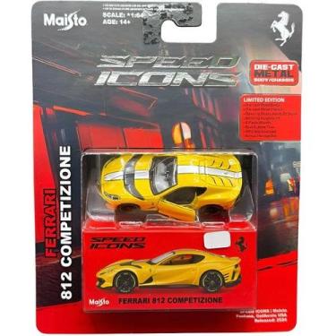 Imagem de Carrinho Miniatura Maisto Speed ICONS 1/64 Ferrari 812 MAI15700