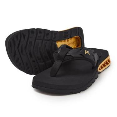 Imagem de Chinelo Kenner Rakka Kids Infantil Menino - Ref DVZ, 31/32, Dourado