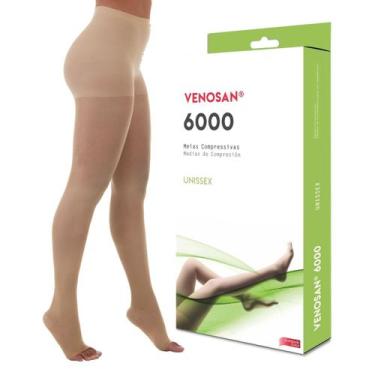 Imagem de Meia Calça Venosan 6000 20-30 Pé Aberto, X-G