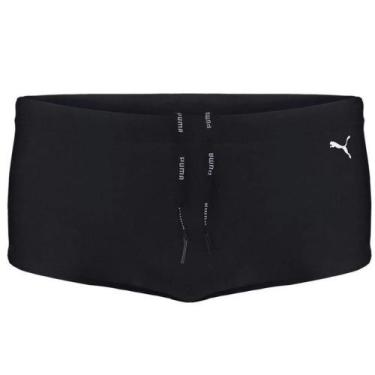 Imagem de Sunga Puma Lateral Larga 26015.001 Masculina, Preto, P