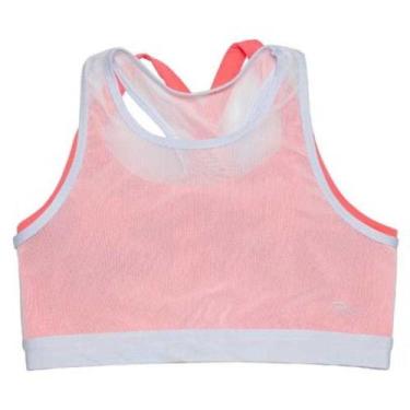 Imagem de Top actvitta feminino 40000.3.25399, Branco, Coral, G