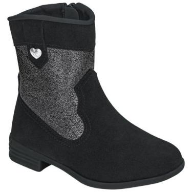 Imagem de Bota Montaria Infantil Menina Kidy 036-0051, Preto, 27