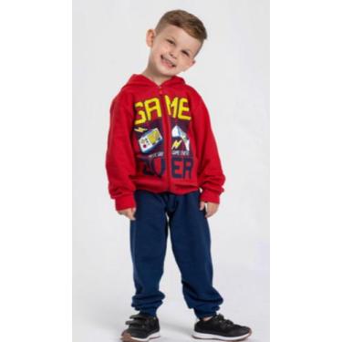Imagem de Conjunto Moletom Masculino Infantil Game Over - Analê, 8