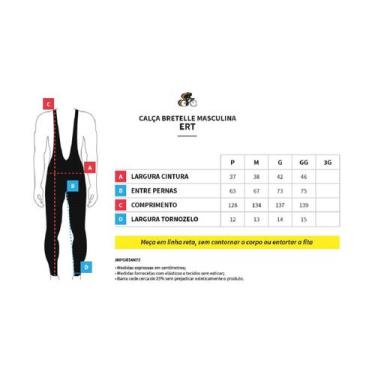 Imagem de Calça Ciclismo Forro Gel Ert Racing Unissex - Ert Cycle Sport, GG, Pre