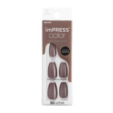 Imagem de Unha Postiça Autocolante imPRESS Color Bailarina Dusk Till Dawn - Kiss